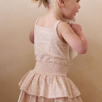 Organic Cotton Ruby Skirt - Rosalie Field Rose Childrens Dress from Jamie Kay USA