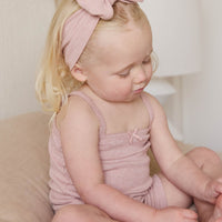 Organic Cotton Modal Lilian Headband - Peony Marle Childrens Headband from Jamie Kay USA