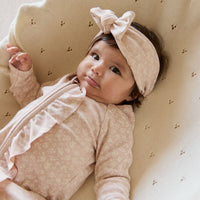 Organic Cotton Melanie Onepiece - Rosalie Field Rose Childrens Onepiece from Jamie Kay USA