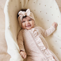 Organic Cotton Melanie Onepiece - Rosalie Field Rose Childrens Onepiece from Jamie Kay USA