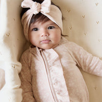 Organic Cotton Melanie Onepiece - Rosalie Field Rose Childrens Onepiece from Jamie Kay USA