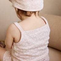 Organic Cotton Headband - Rosalie Field Rose Childrens Headband from Jamie Kay USA