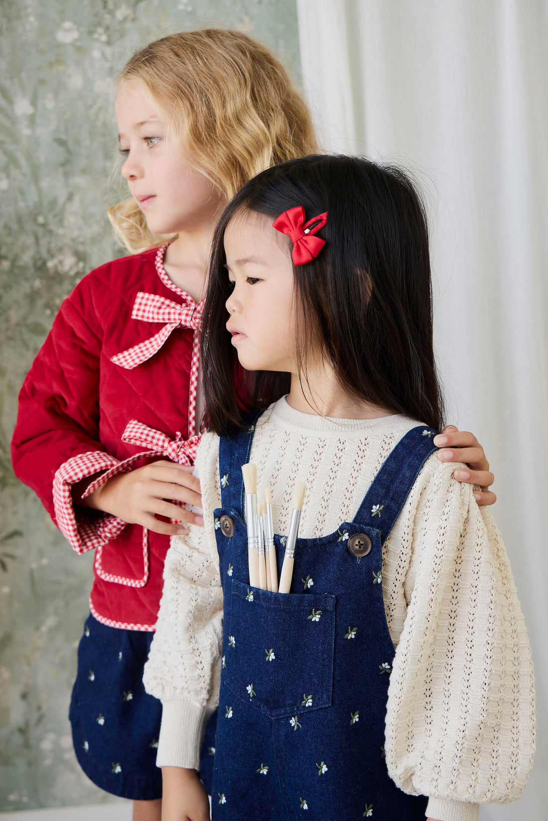 Winslet Jacket - Ribbon Childrens Jacket from Jamie Kay USA
