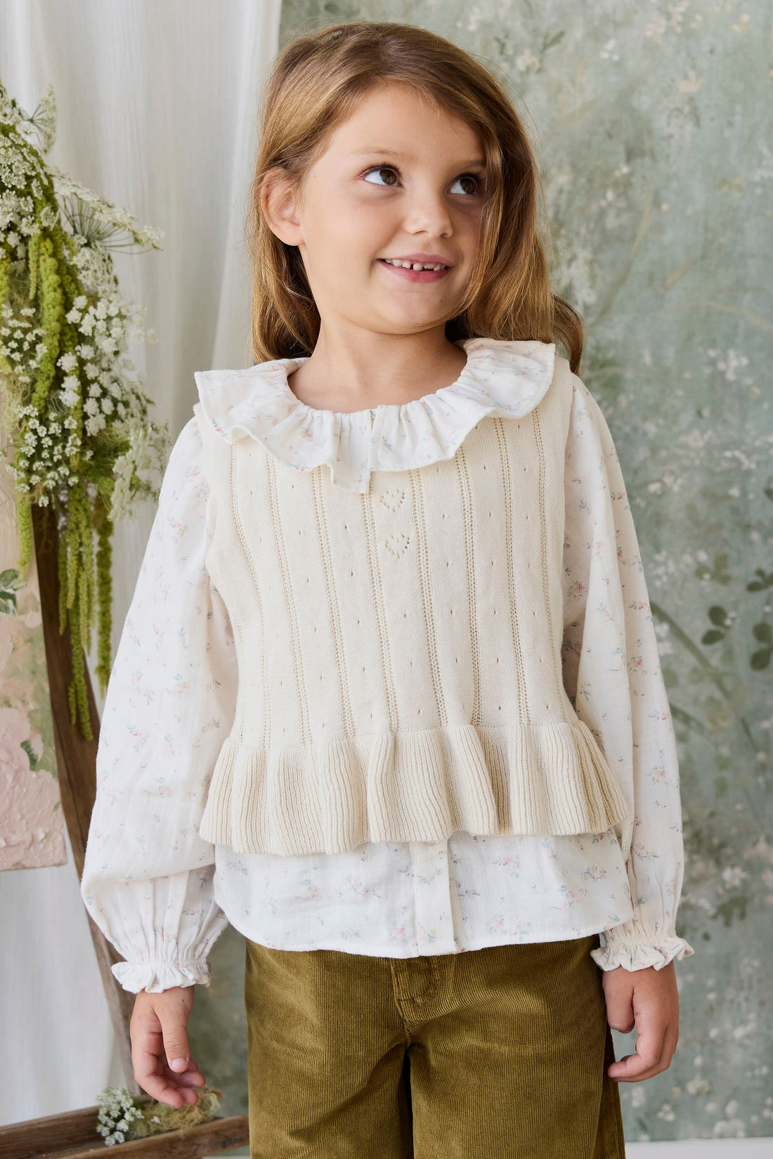 Astra Pant - Chrysanthemum Childrens Pant from Jamie Kay USA