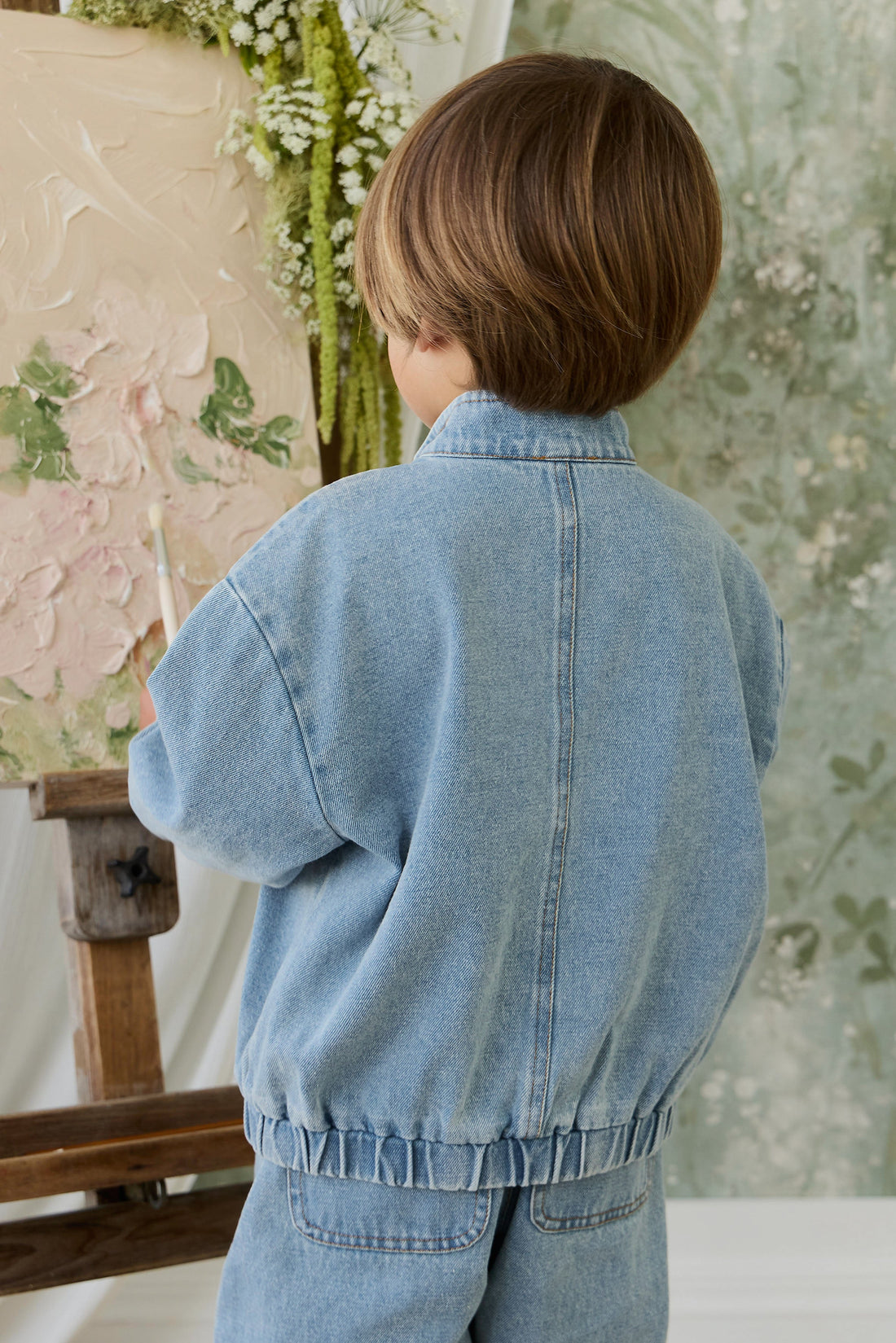 Murray Denim Jacket - Light Wash Childrens Jacket from Jamie Kay USA