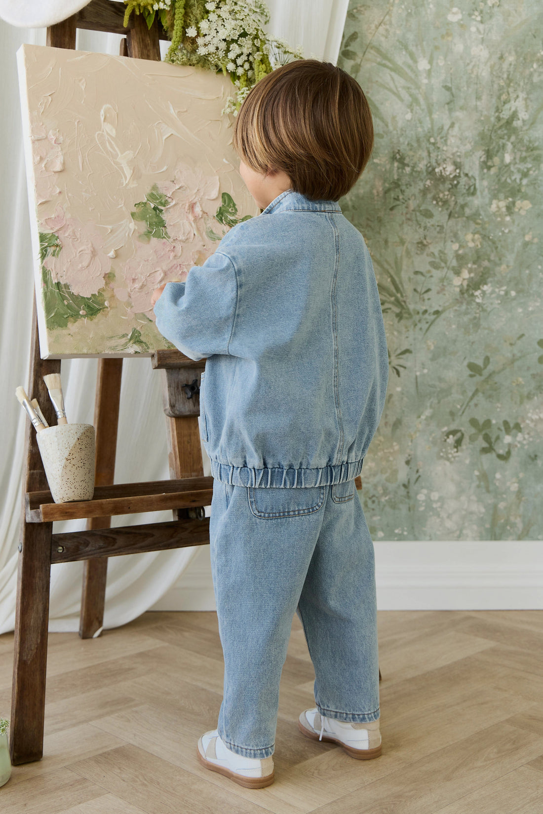 Murray Denim Jacket - Light Wash Childrens Jacket from Jamie Kay USA