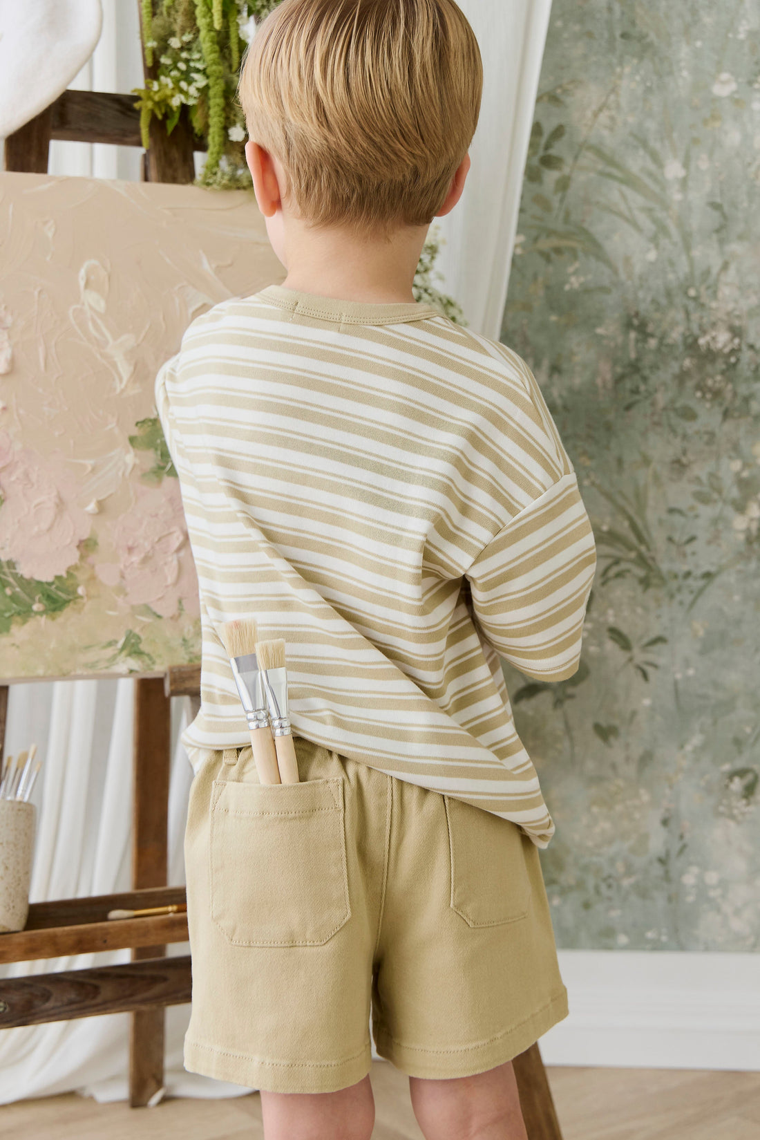 Griffin Short - Barley Childrens Shorts from Jamie Kay USA