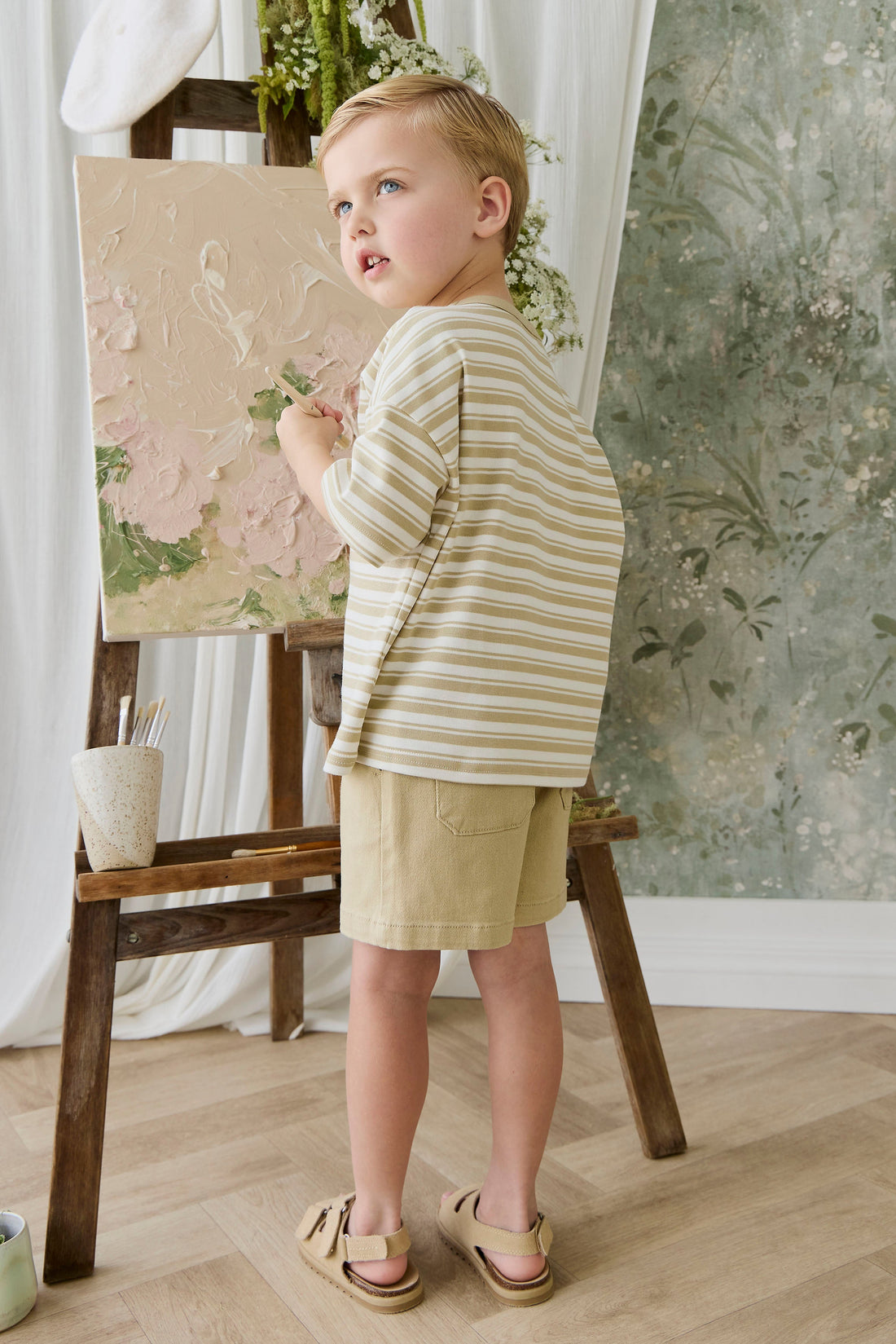Griffin Short - Barley Childrens Shorts from Jamie Kay USA