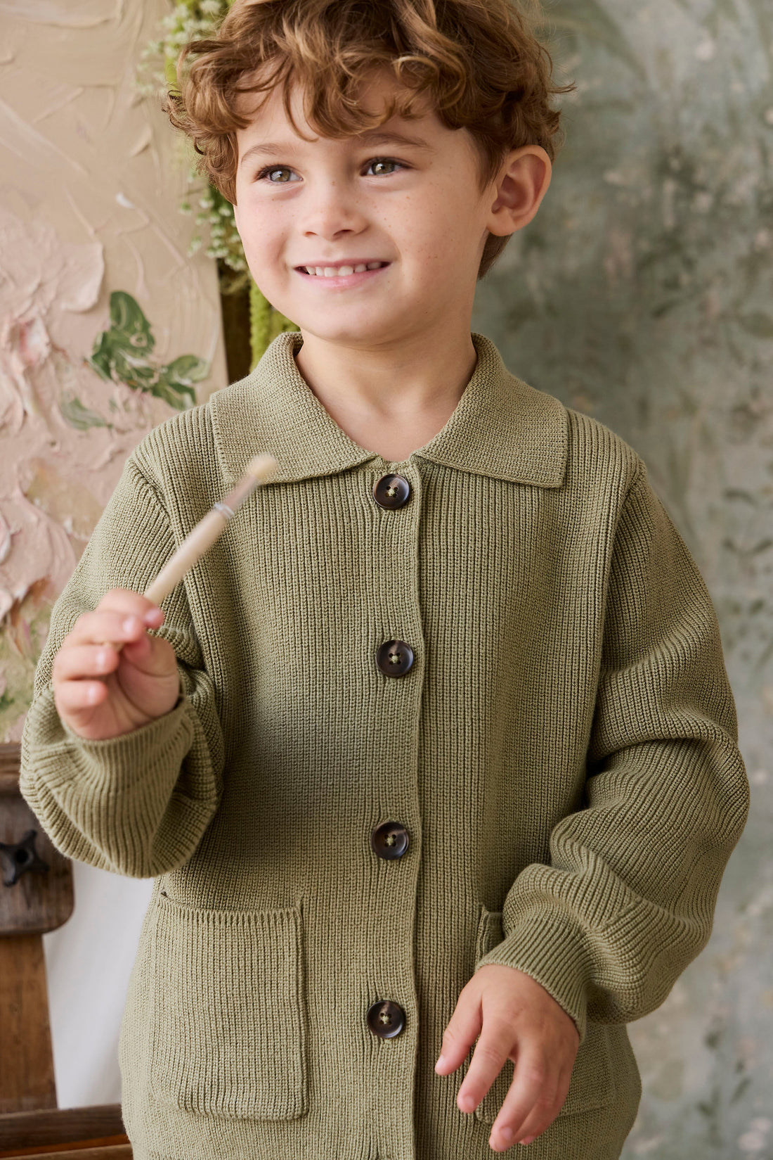 Hendrick Knit Jacket - Backyard Childrens Jacket from Jamie Kay USA