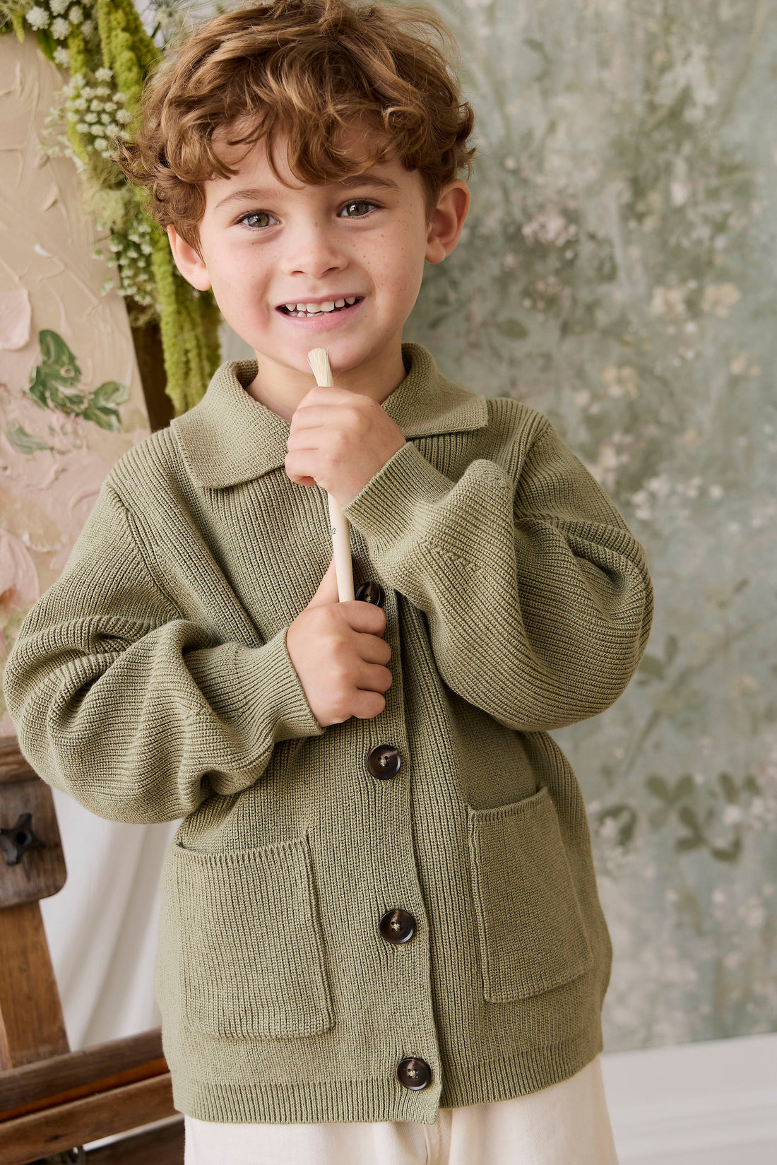 Hendrick Knit Jacket - Backyard Childrens Jacket from Jamie Kay USA