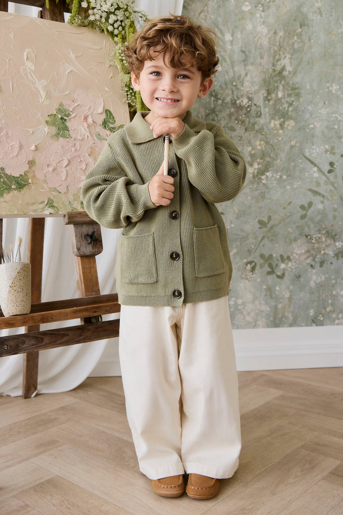 Hendrick Knit Jacket - Backyard Childrens Jacket from Jamie Kay USA