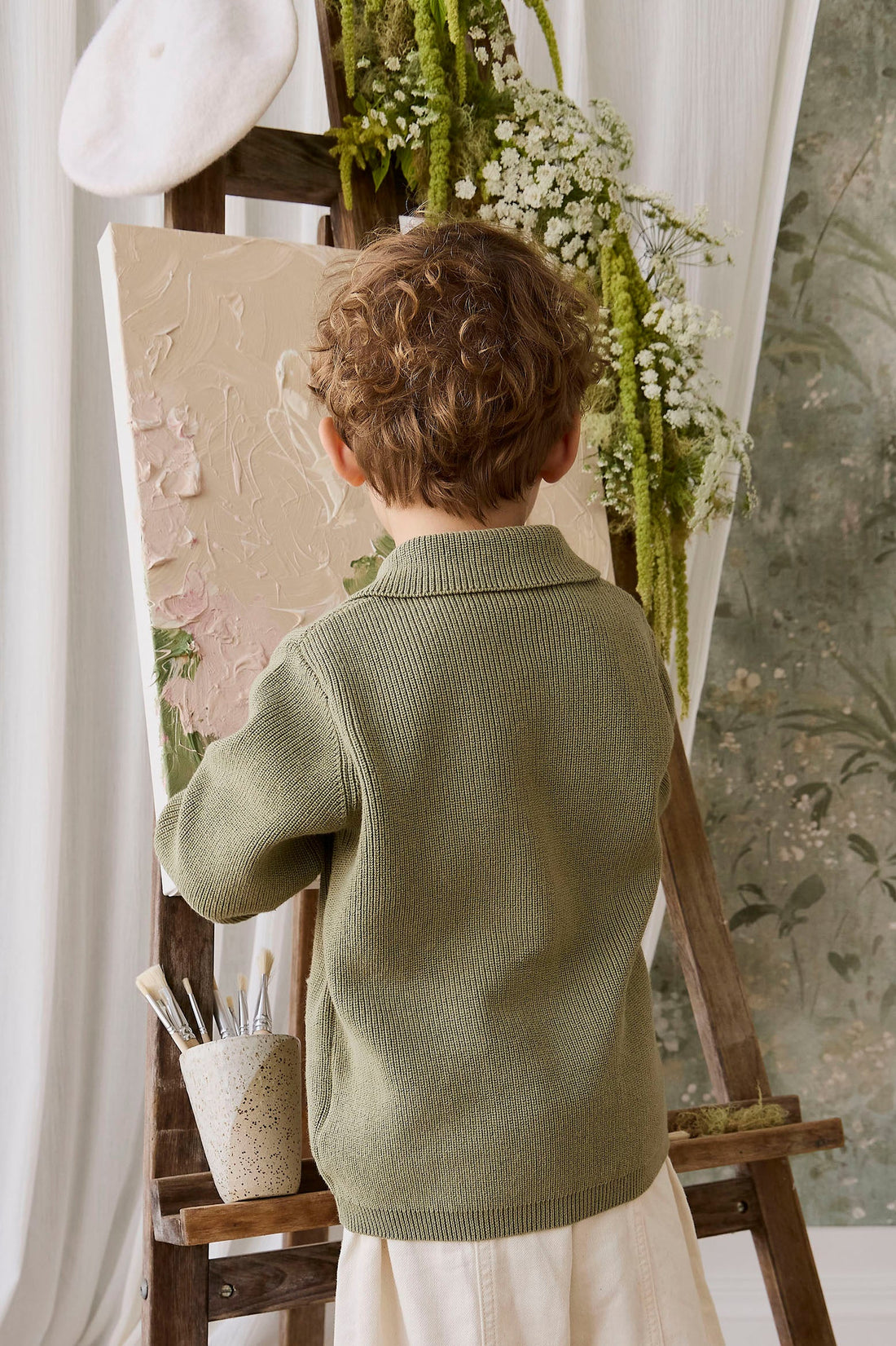 Hendrick Knit Jacket - Backyard Childrens Jacket from Jamie Kay USA