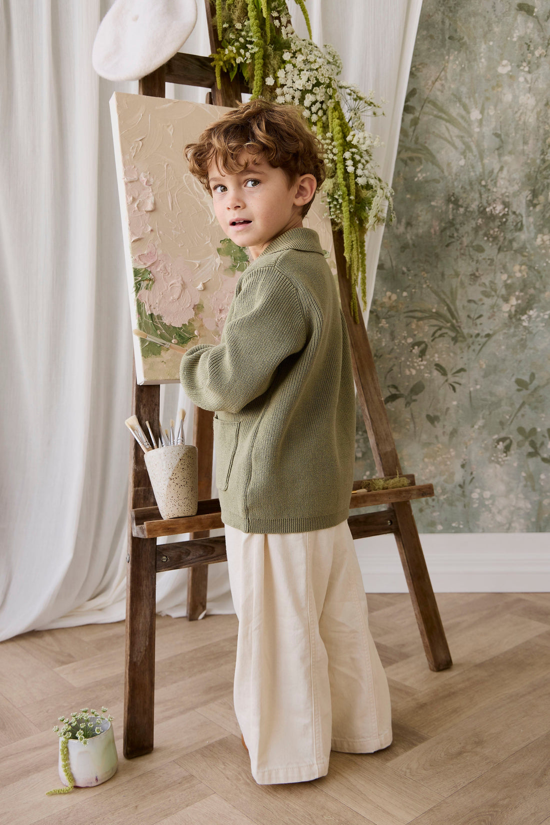 Hendrick Knit Jacket - Backyard Childrens Jacket from Jamie Kay USA