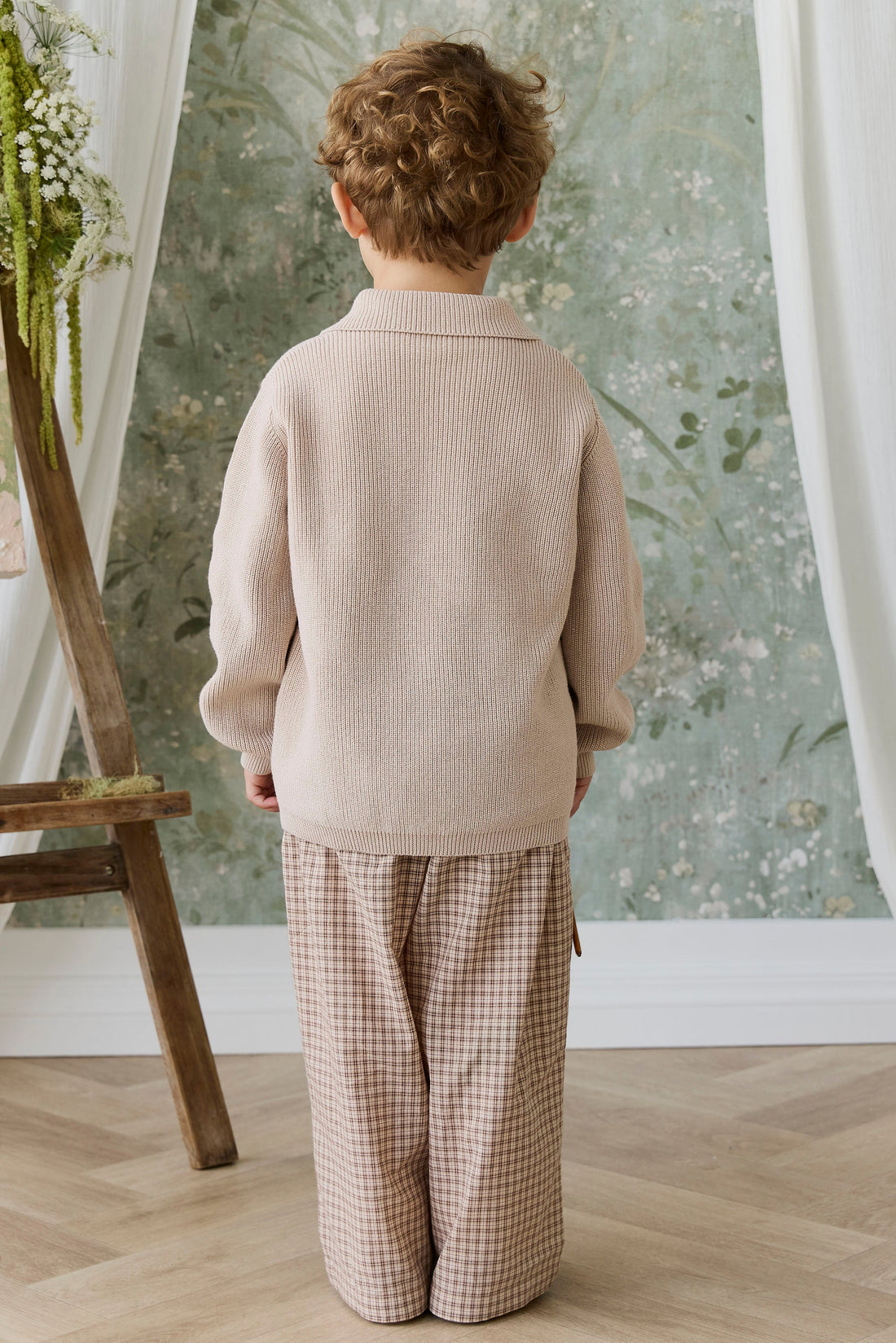 Ford Knit Jacket - Sand Childrens jacket from Jamie Kay USA