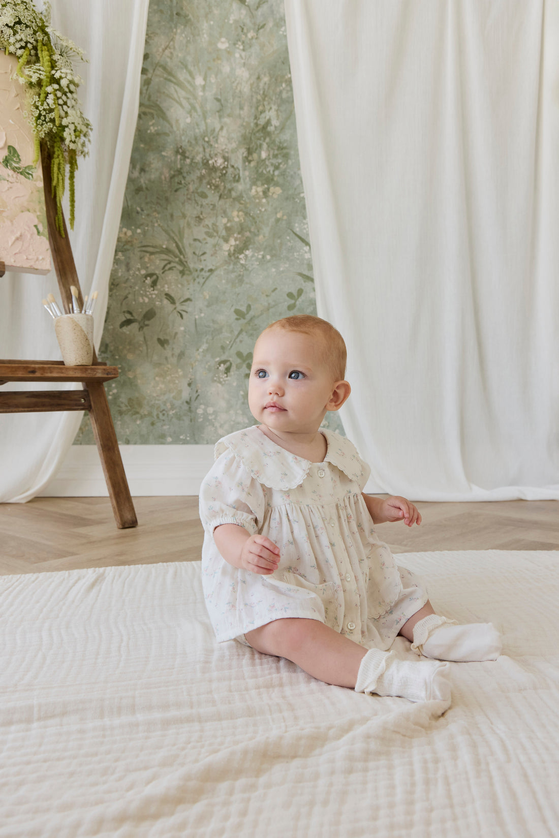 Organic Cotton Muslin Kodi Top - Solange Snow Childrens Top from Jamie Kay USA