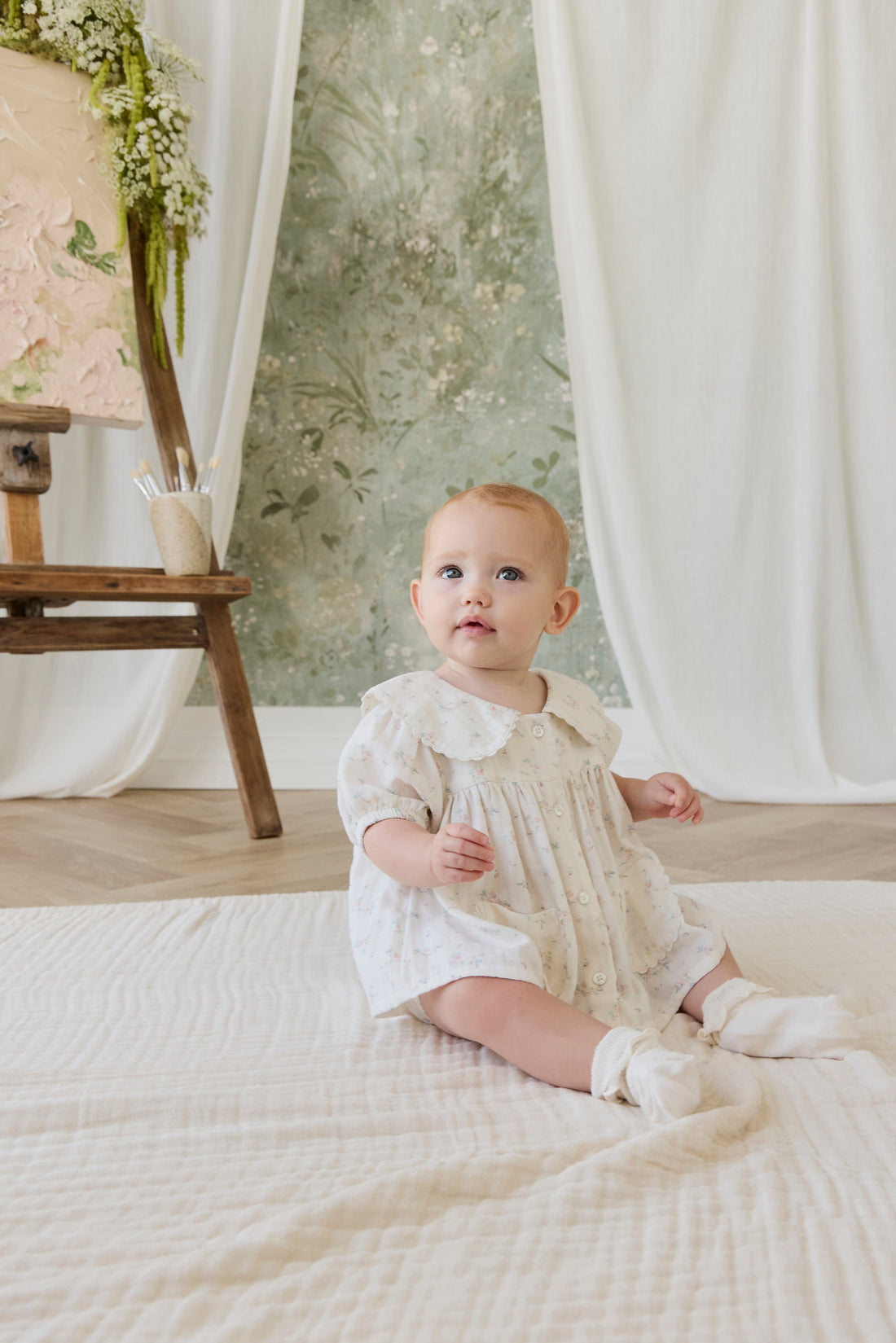 Organic Cotton Muslin Kodi Top - Solange Snow Childrens Top from Jamie Kay USA
