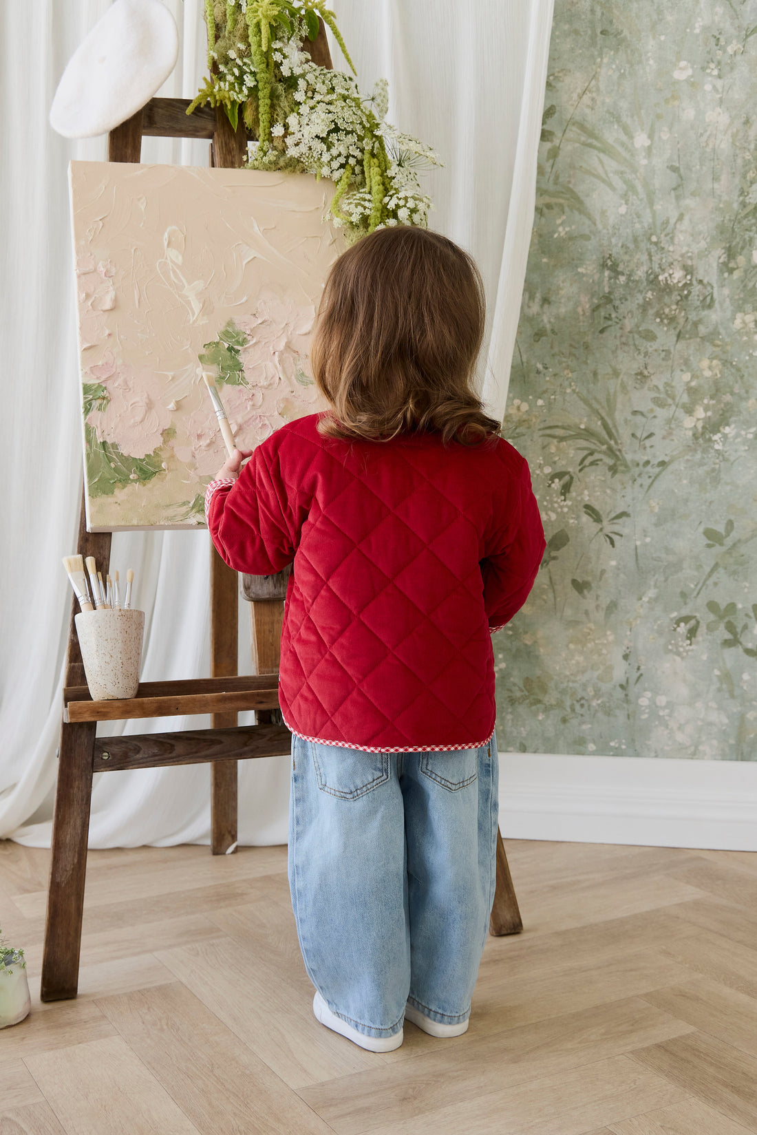 Winslet Jacket - Ribbon Childrens Jacket from Jamie Kay USA