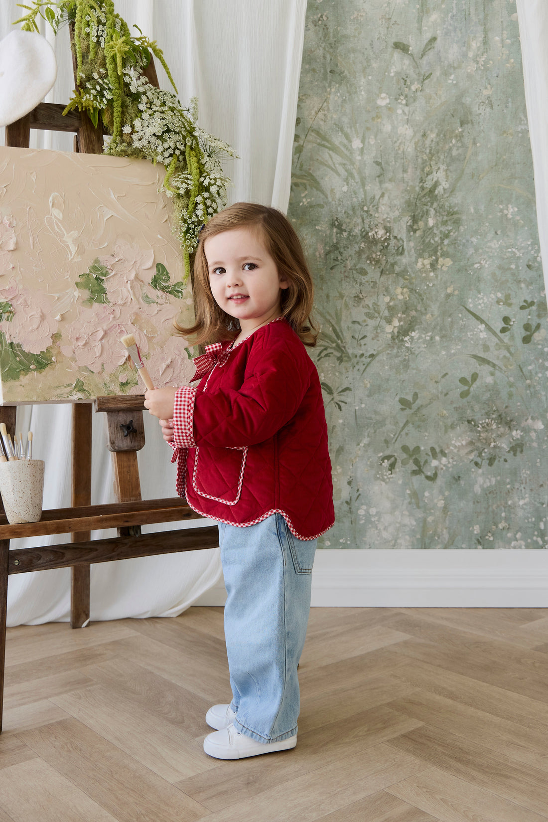 Winslet Jacket - Ribbon Childrens Jacket from Jamie Kay USA