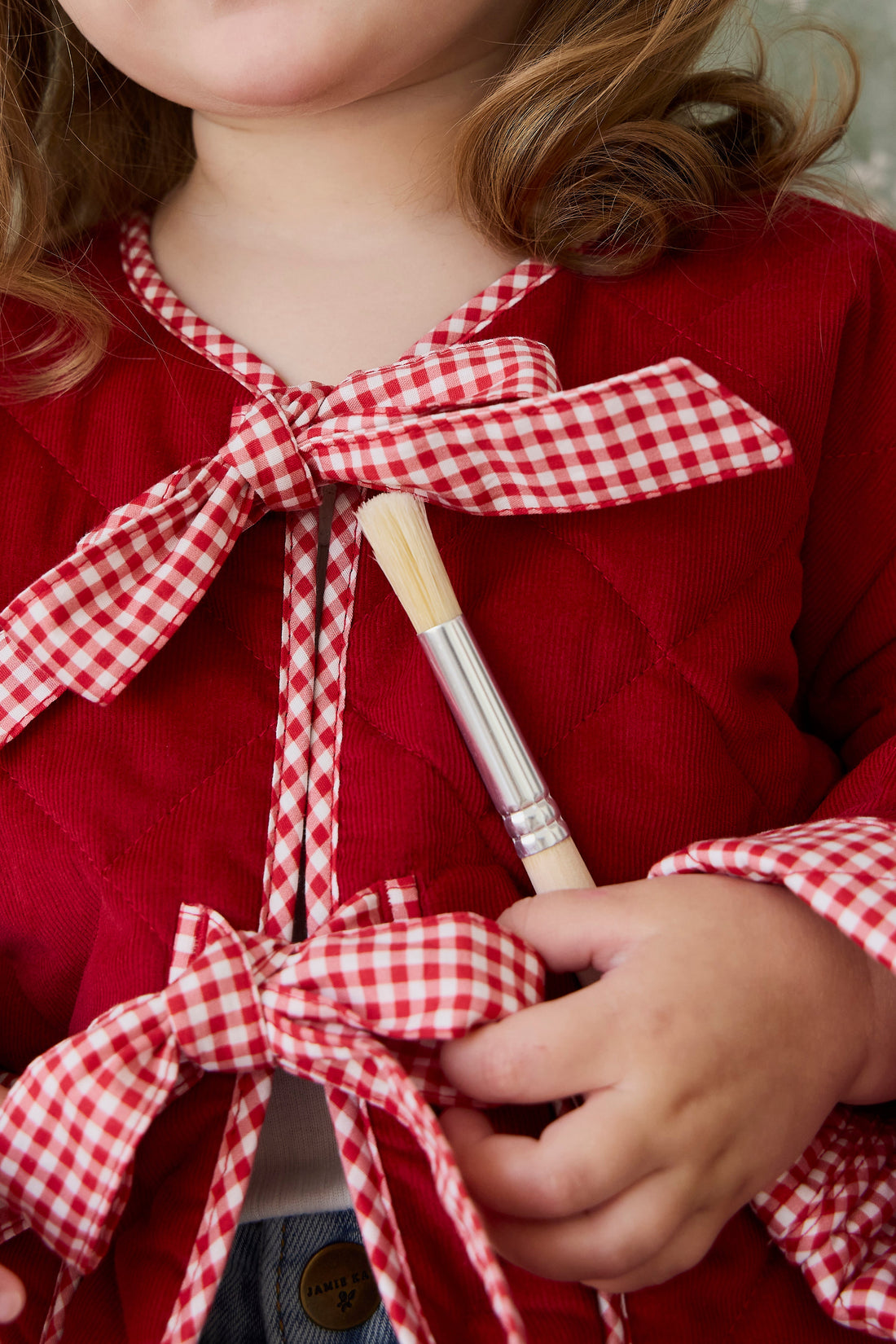 Winslet Jacket - Ribbon Childrens Jacket from Jamie Kay USA