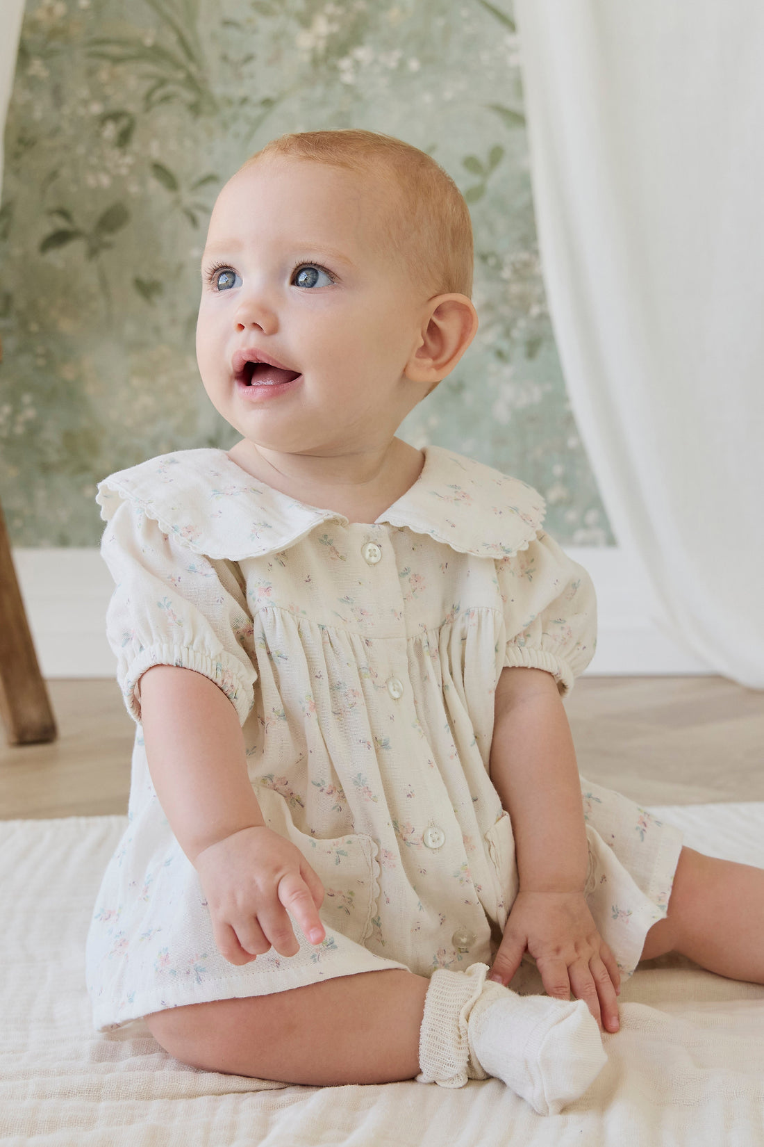 Organic Cotton Muslin Kodi Top - Solange Snow Childrens Top from Jamie Kay USA