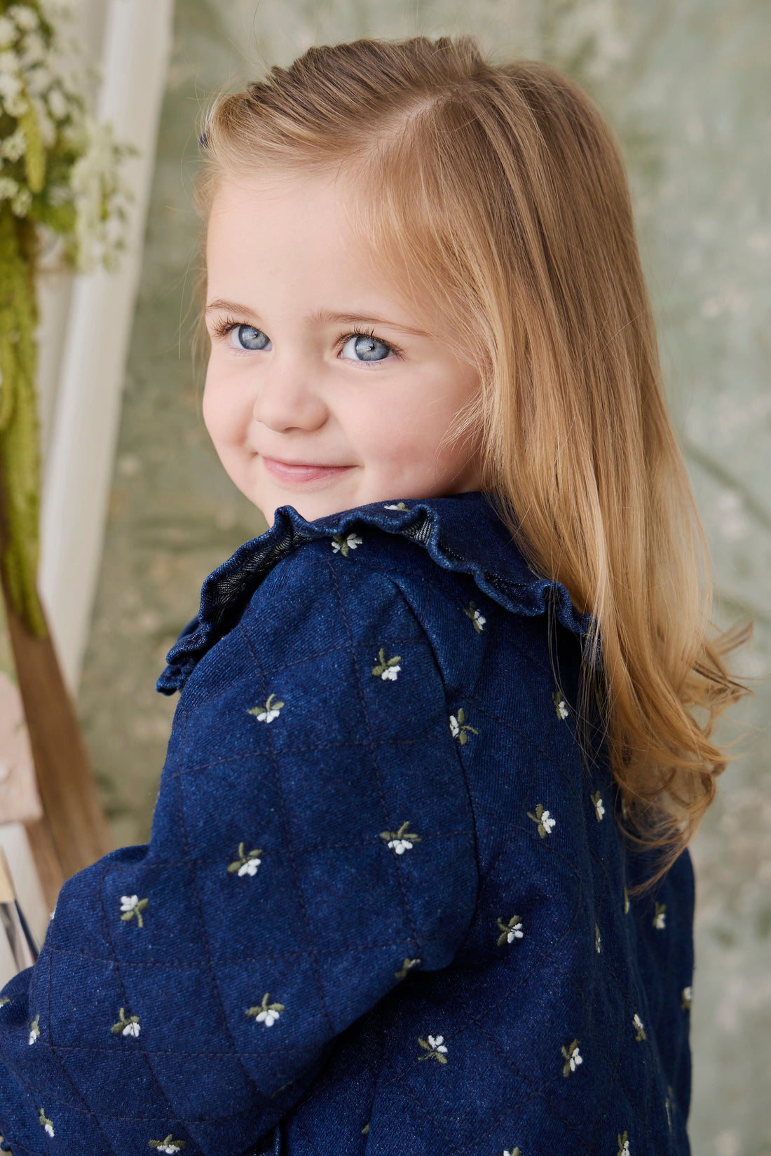 Amandine Jacket - Lisa Indigo Childrens Jacket from Jamie Kay USA