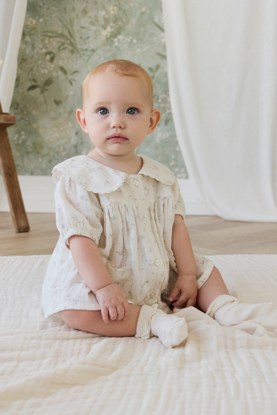 Organic Cotton Muslin Kodi Top - Solange Snow Childrens Top from Jamie Kay USA