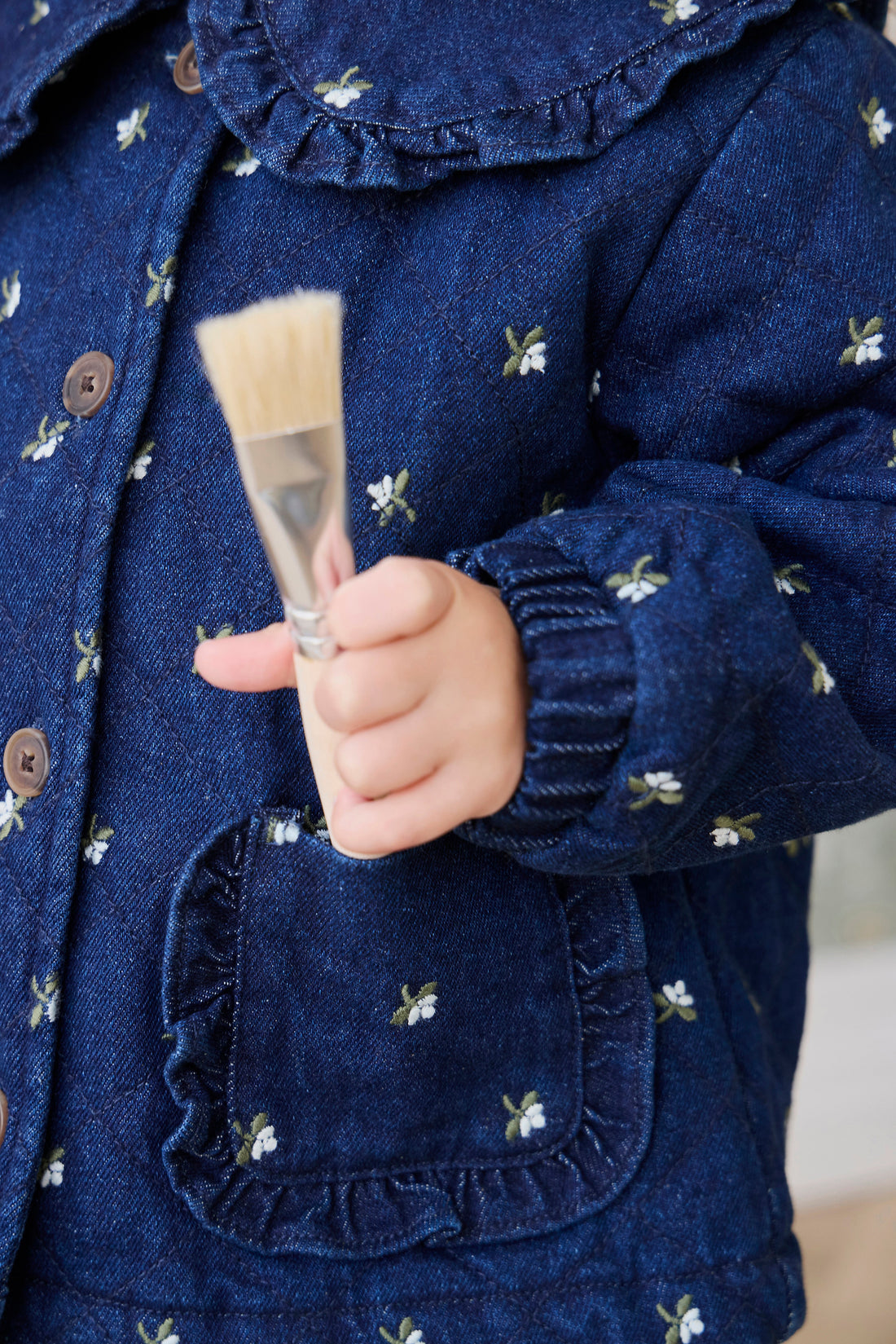 Amandine Jacket - Lisa Indigo Childrens Jacket from Jamie Kay USA