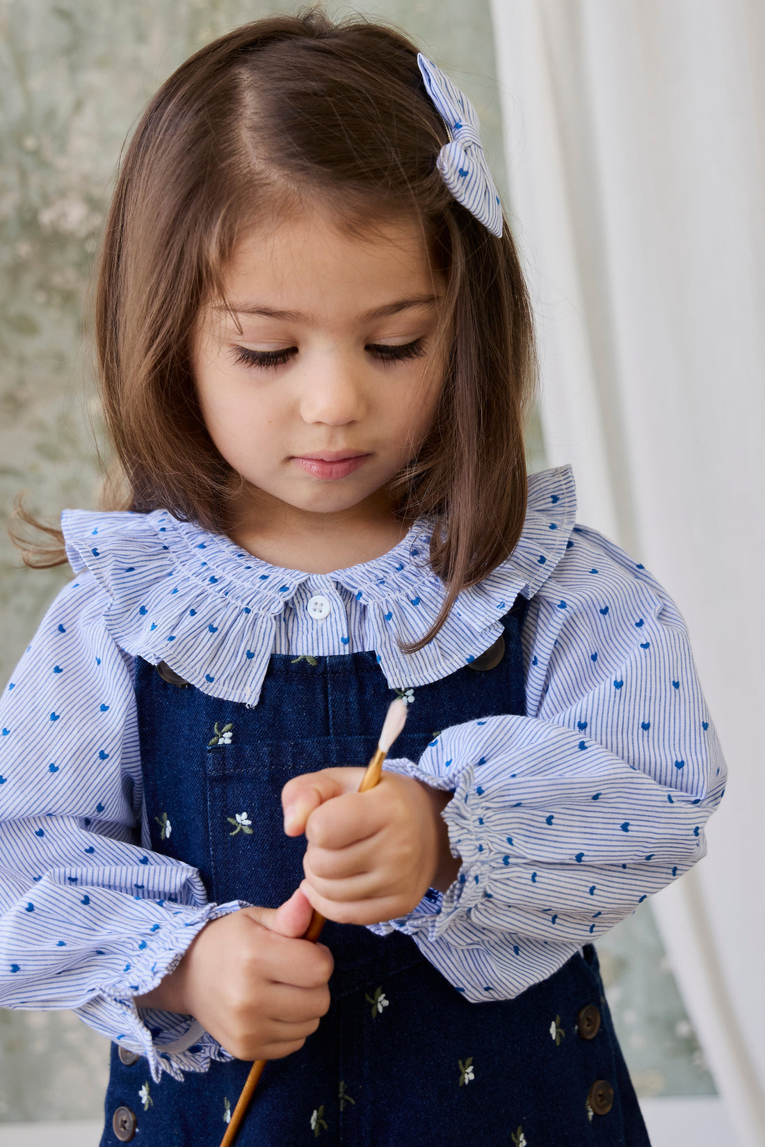 Dorian Overall - Lisa Indigo Childrens Overall from Jamie Kay USA