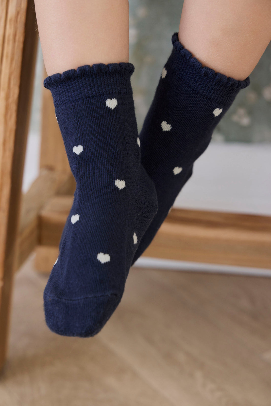 Astra Sock - Astra Heart Childrens Sock from Jamie Kay USA