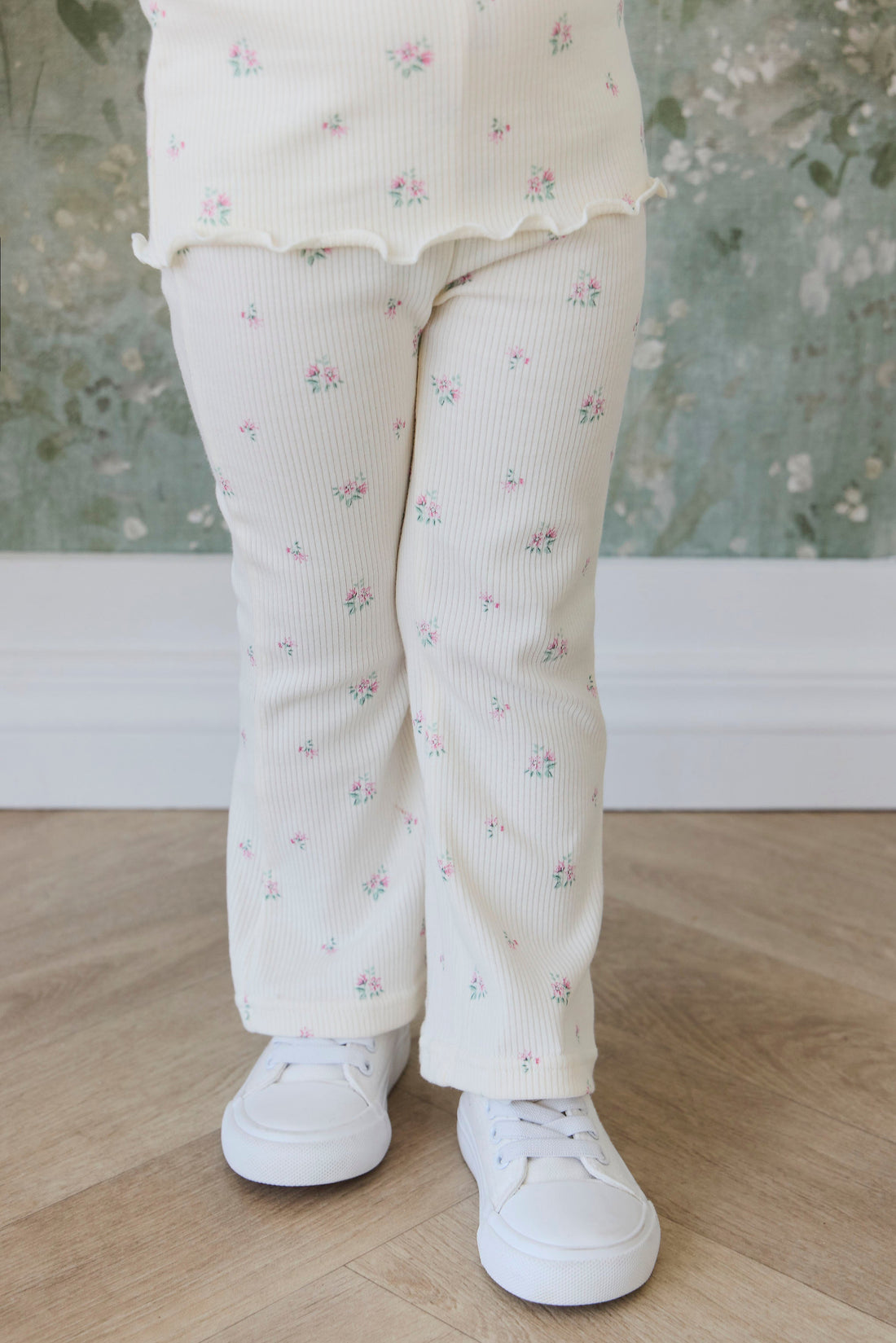 Organic Cotton Rib Winslet Pant - Emma Whisper Childrens Pant from Jamie Kay USA