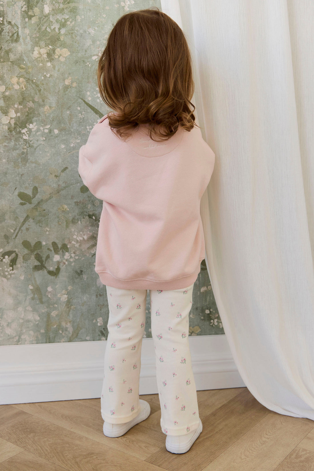 Organic Cotton Rib Winslet Pant - Emma Whisper Childrens Pant from Jamie Kay USA