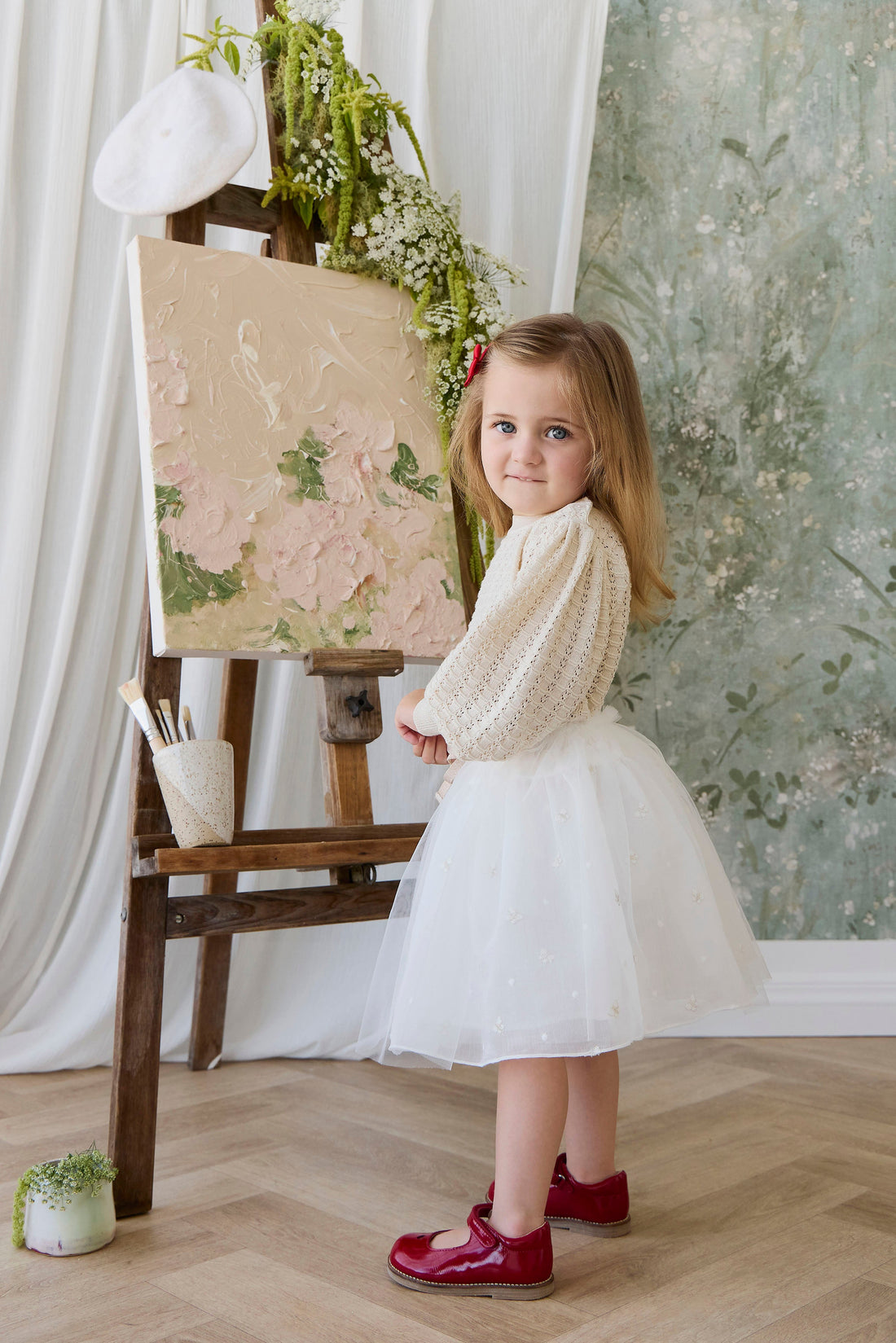 Monica Jumper - Vanilla Childrens Jumper from Jamie Kay USA