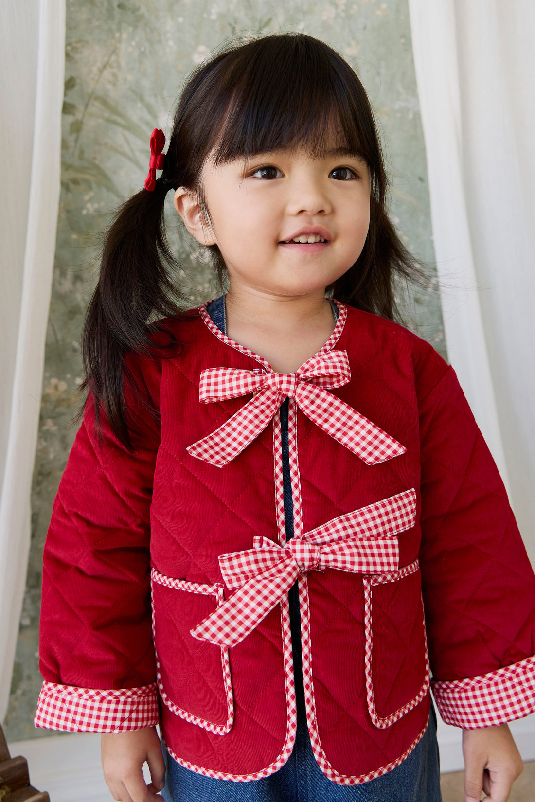Winslet Jacket - Ribbon Childrens Jacket from Jamie Kay USA