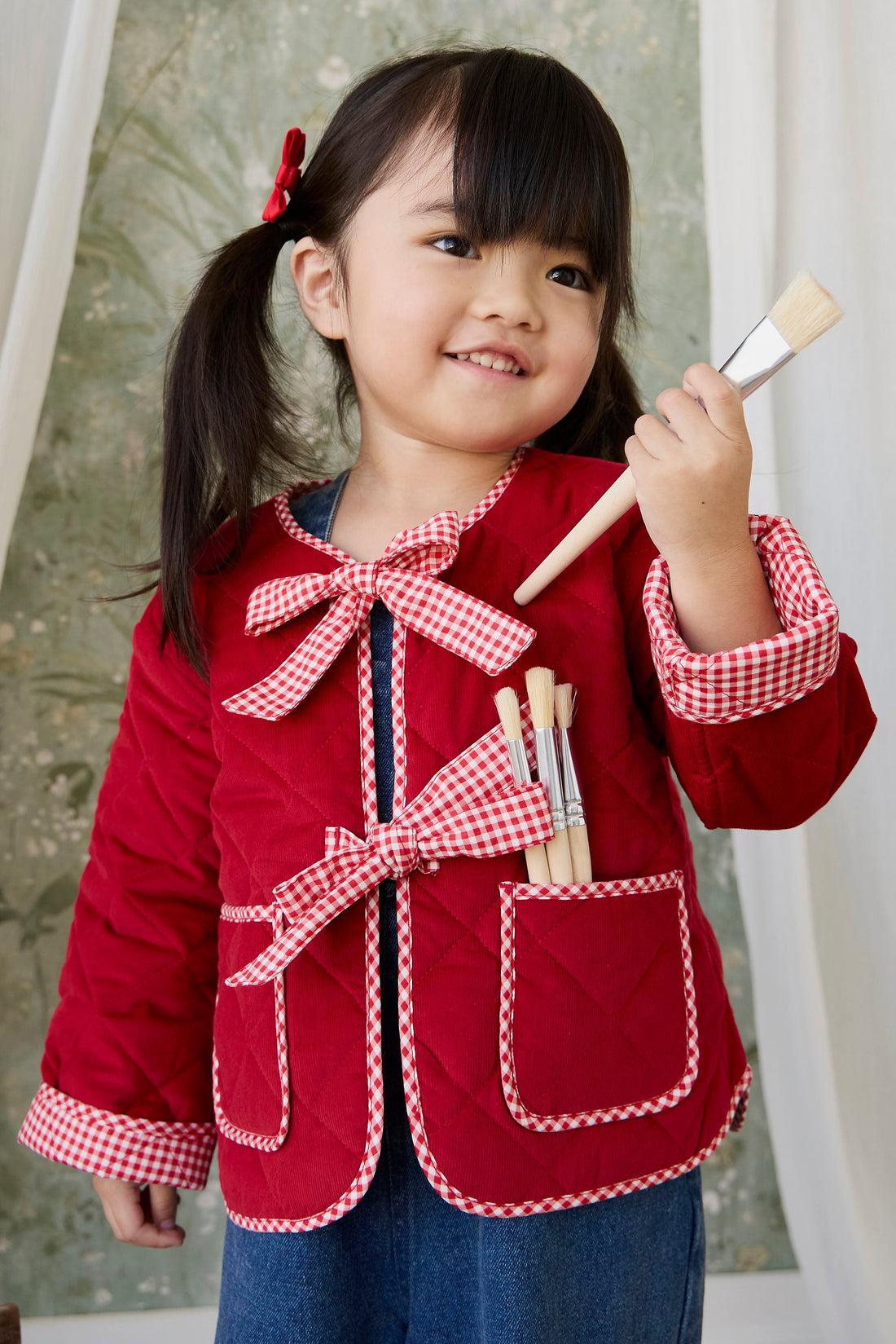 Winslet Jacket - Ribbon Childrens Jacket from Jamie Kay USA