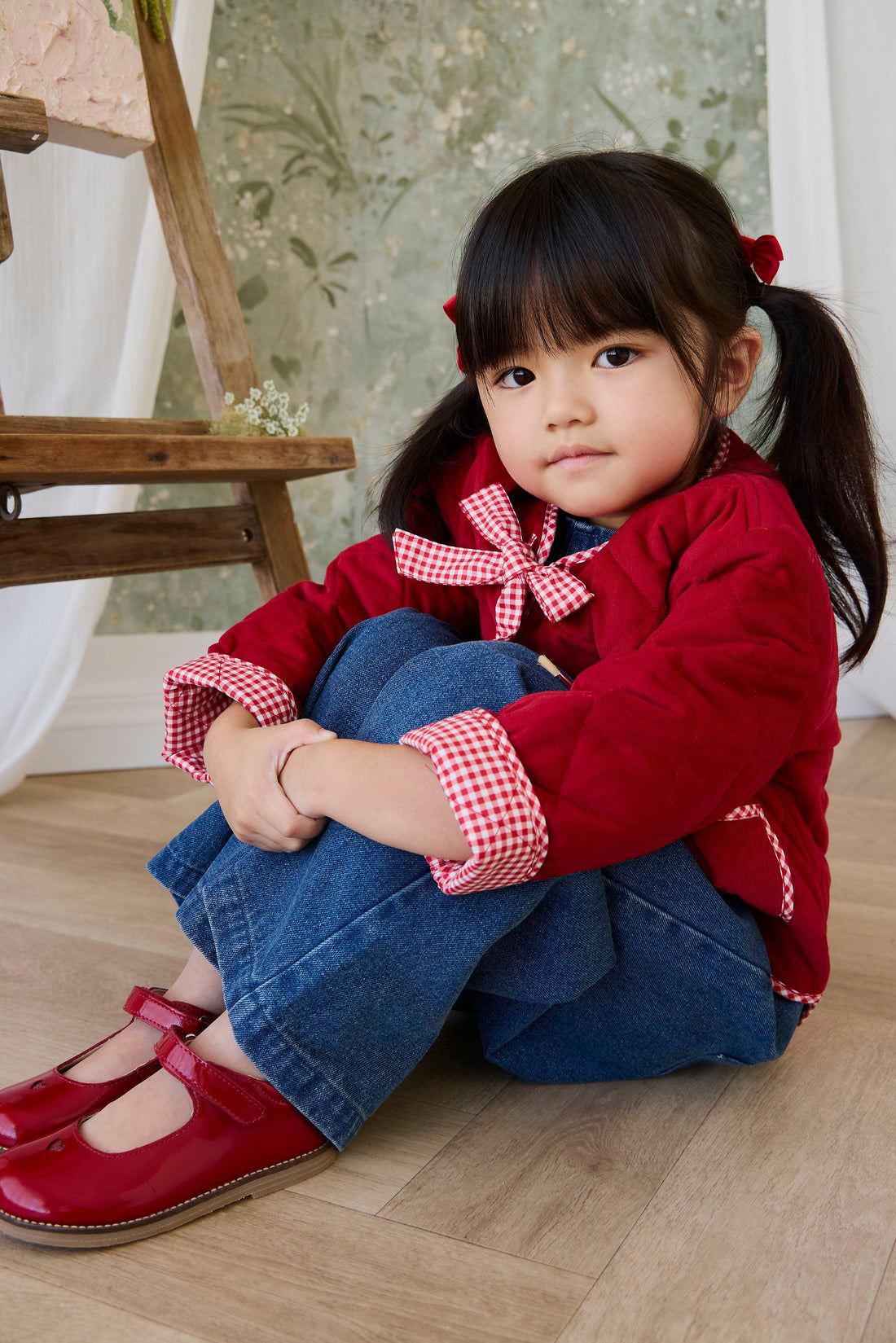 Winslet Jacket - Ribbon Childrens Jacket from Jamie Kay USA