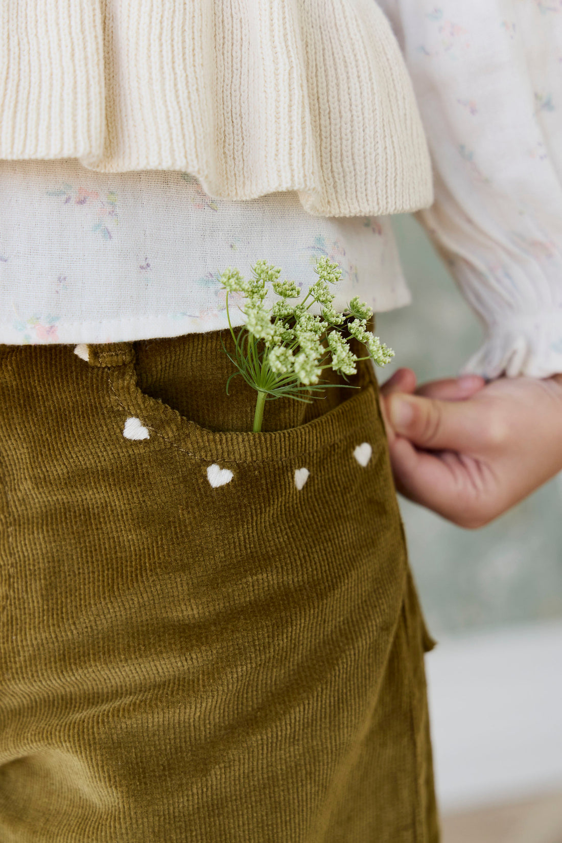 Astra Pant - Chrysanthemum Childrens Pant from Jamie Kay USA
