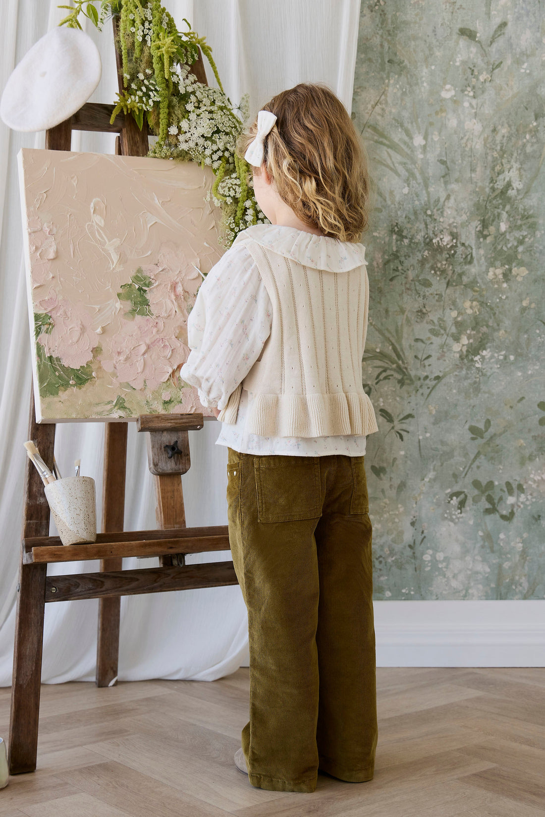 Astra Pant - Chrysanthemum Childrens Pant from Jamie Kay USA
