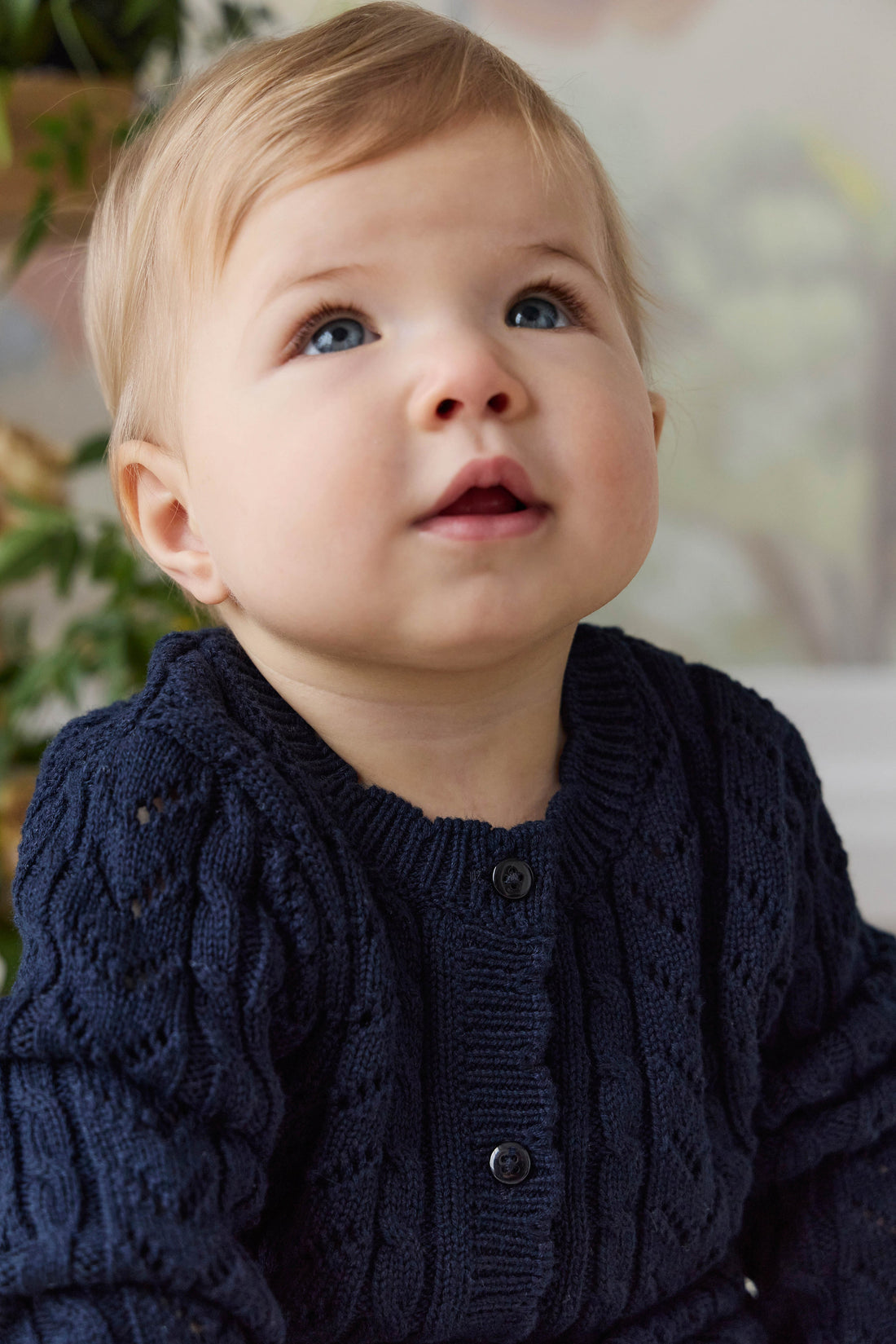 Arabella Knitted Cardigan - Starry Night Childrens Cardigan from Jamie Kay USA