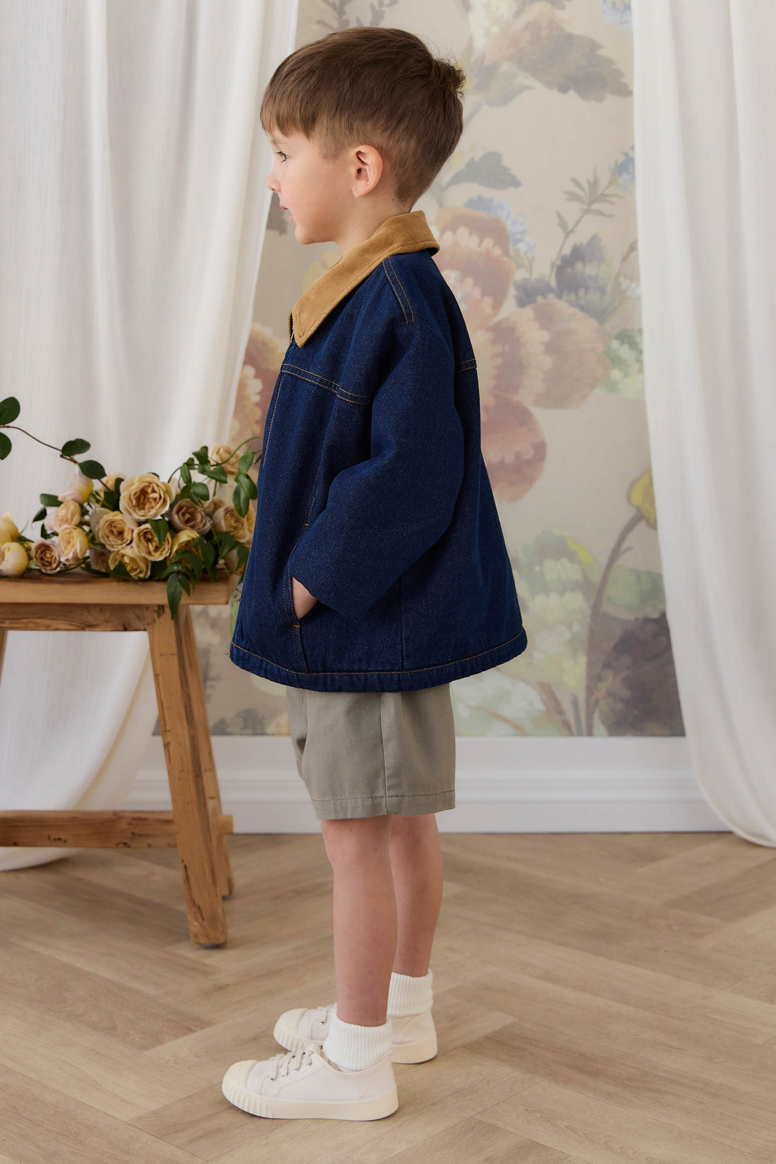 Griffin Short - Tree House Childrens Shorts from Jamie Kay USA