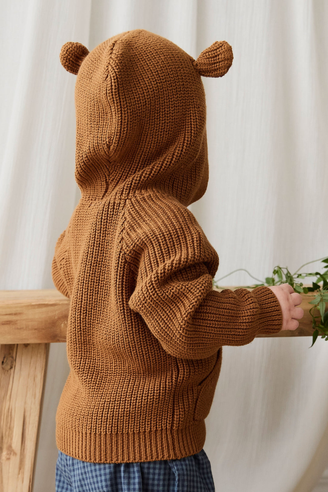 Bear Cardigan - Spice Childrens Cardigan from Jamie Kay USA