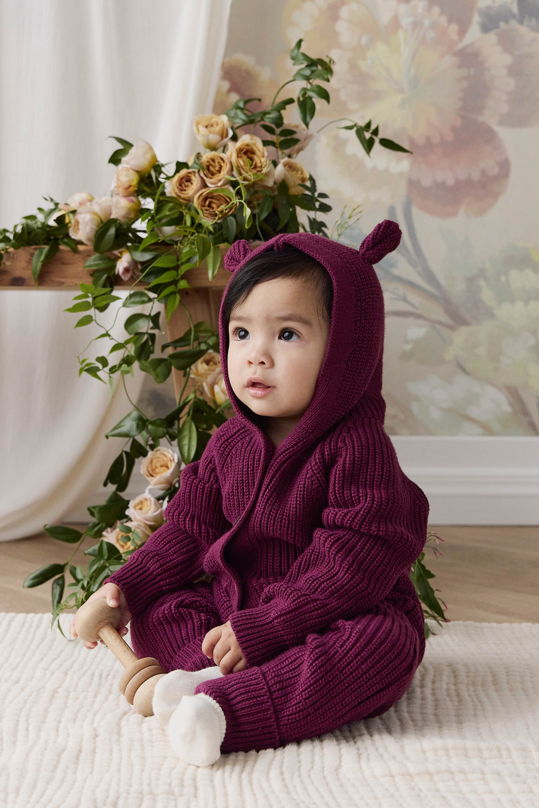 Bear Onepiece - Sweet Mulberry Childrens Onepiece from Jamie Kay USA
