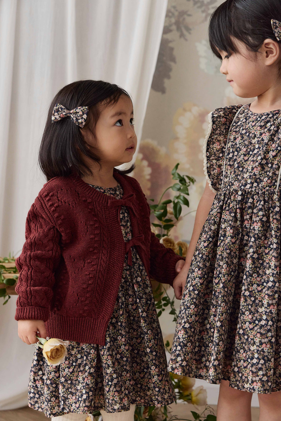 Josephine Knitted Cardigan - Veneer Childrens Cardigan from Jamie Kay USA