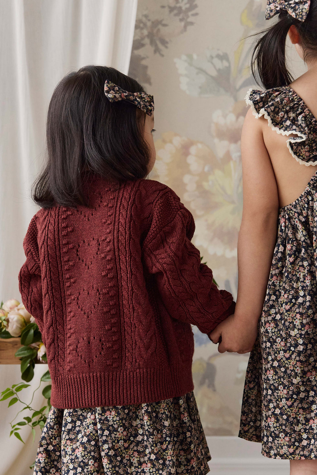 Josephine Knitted Cardigan - Veneer Childrens Cardigan from Jamie Kay USA