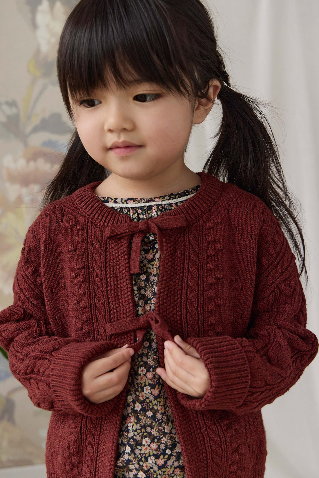 Josephine Knitted Cardigan - Veneer Childrens Cardigan from Jamie Kay USA