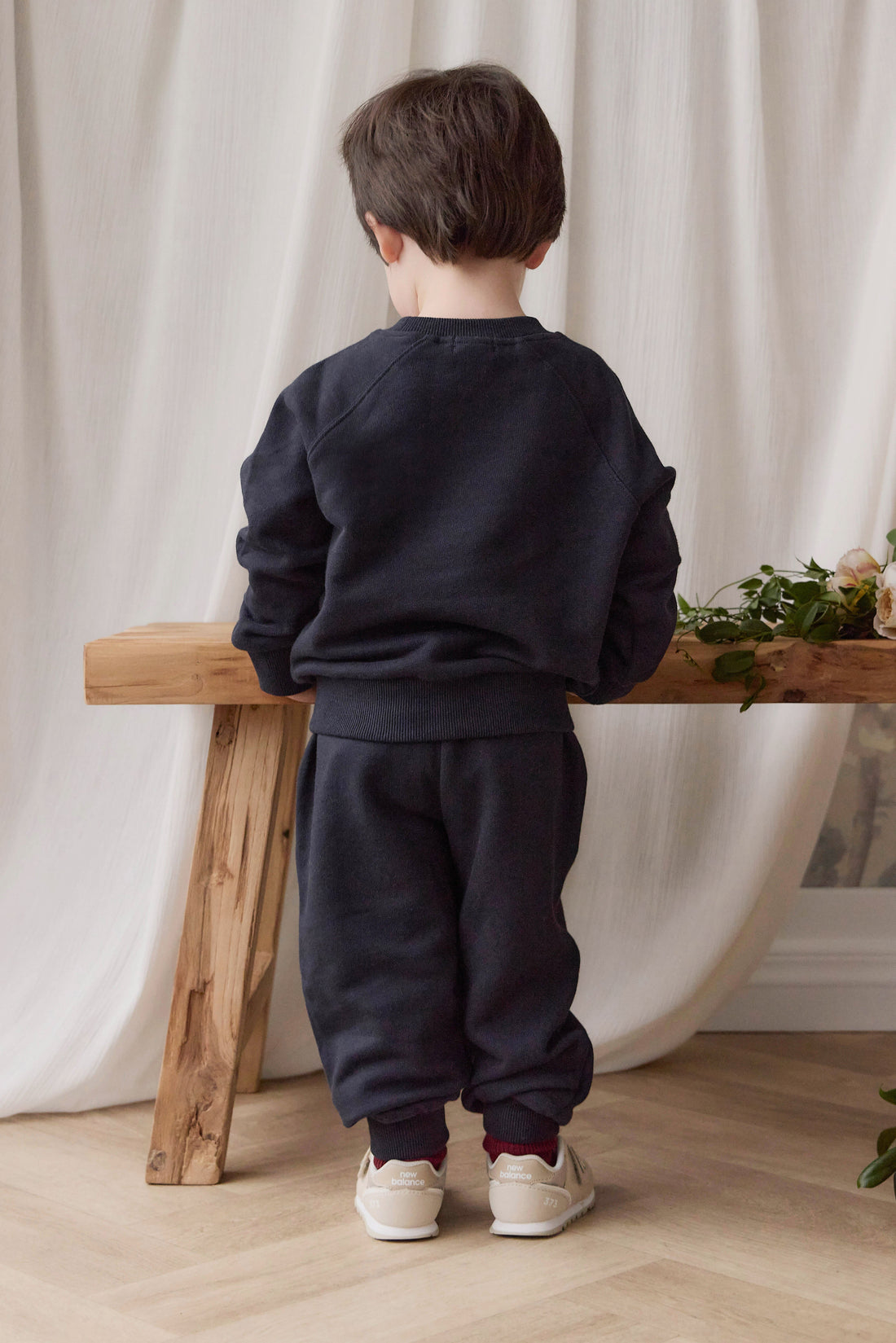 Organic Cotton Nash Track Pant - Maritime Childrens Pants from Jamie Kay USA