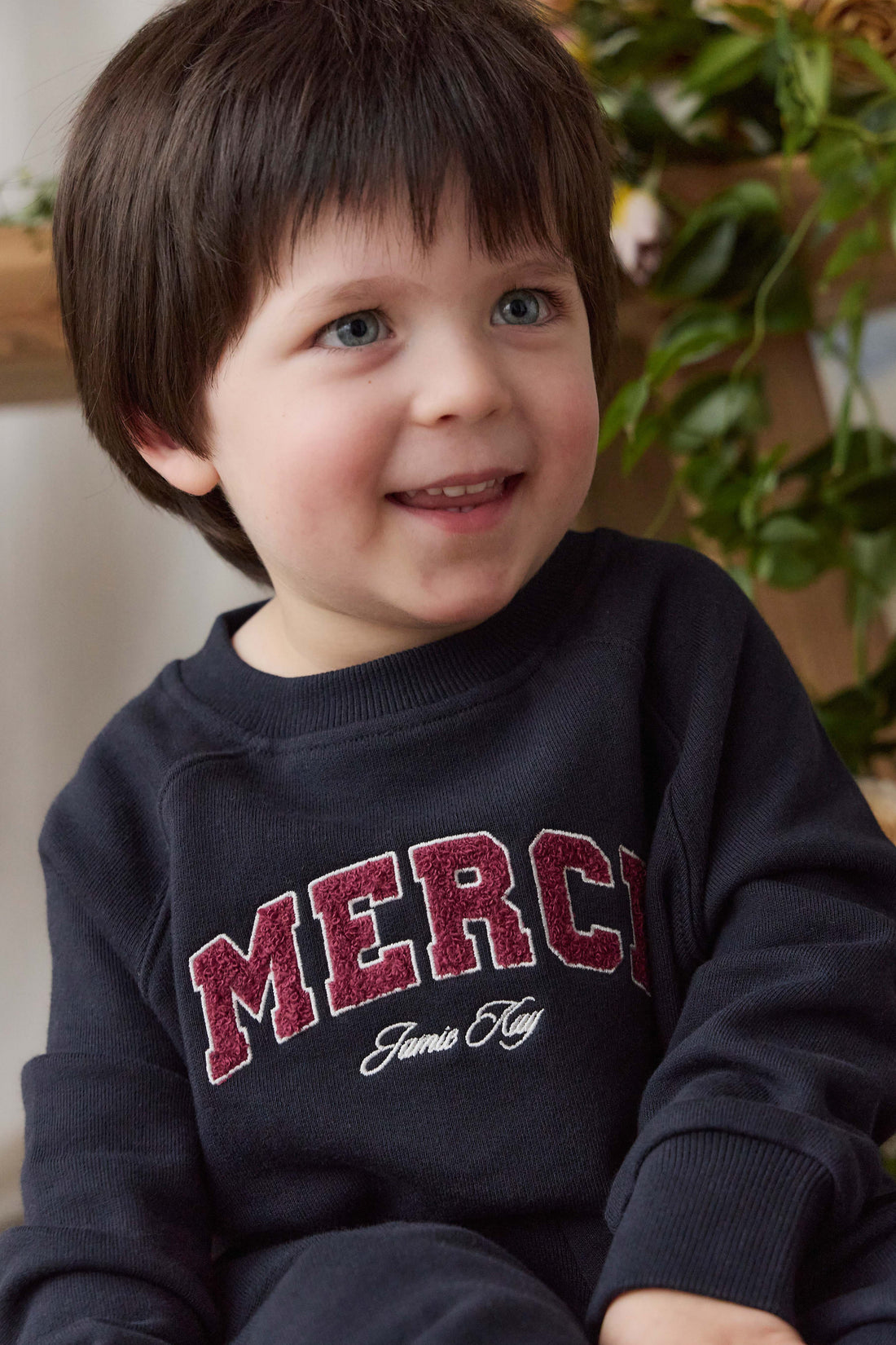 Organic Cotton Nash Sweatshirt - Maritime Merci Childrens Sweatshirt from Jamie Kay USA
