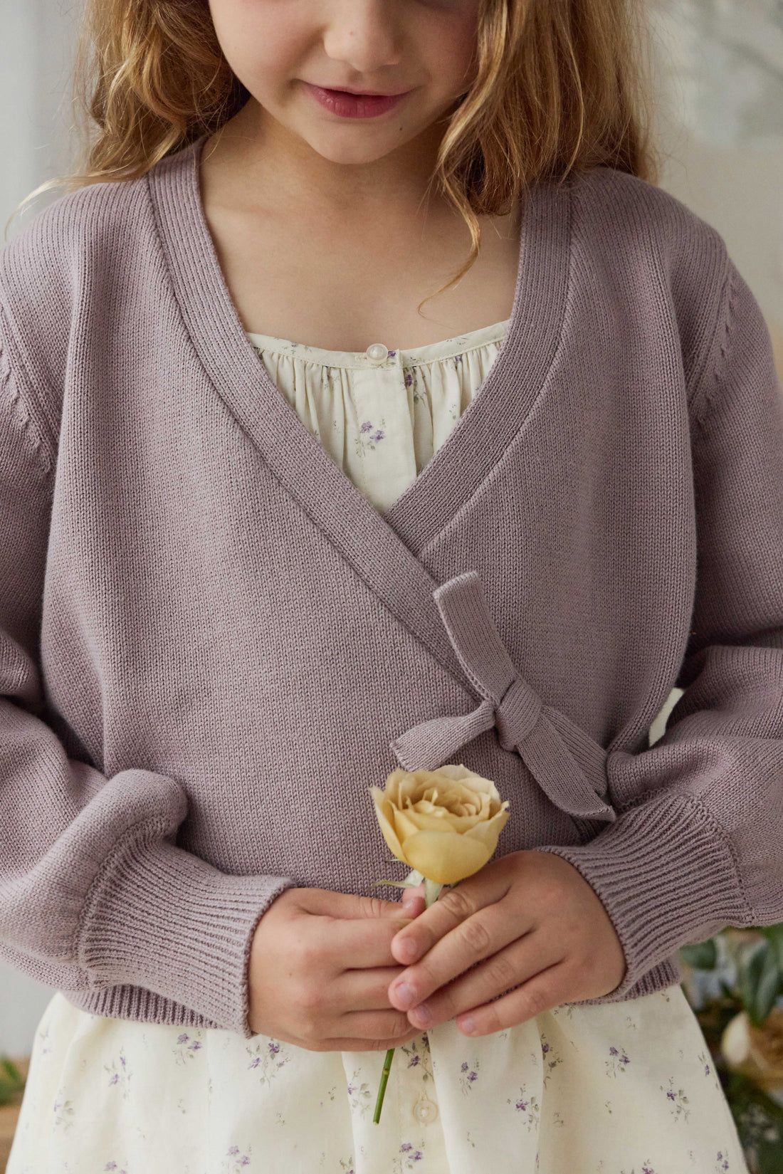 Organic Cotton Cosette Dress - Jade Floral Childrens Dress from Jamie Kay USA