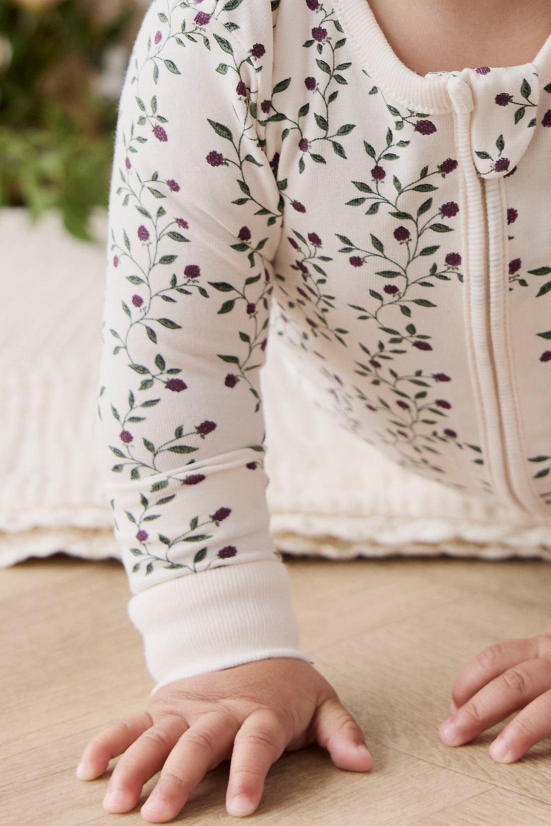 Organic Cotton Jude Onepiece - Mulberries Childrens Onepiece from Jamie Kay USA