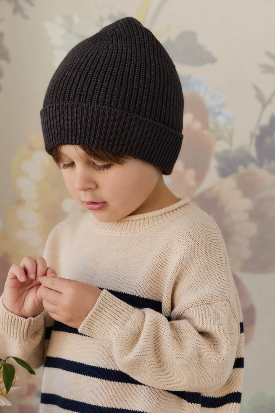 Johan Knit Beanie - Umber Childrens Beanie from Jamie Kay USA
