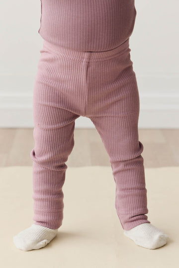Organic Cotton Modal Everyday Legging - Twilight Childrens Legging from Jamie Kay USA